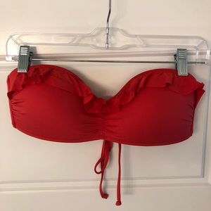 Red bikini top